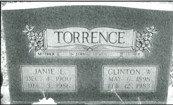 Torrence headstone